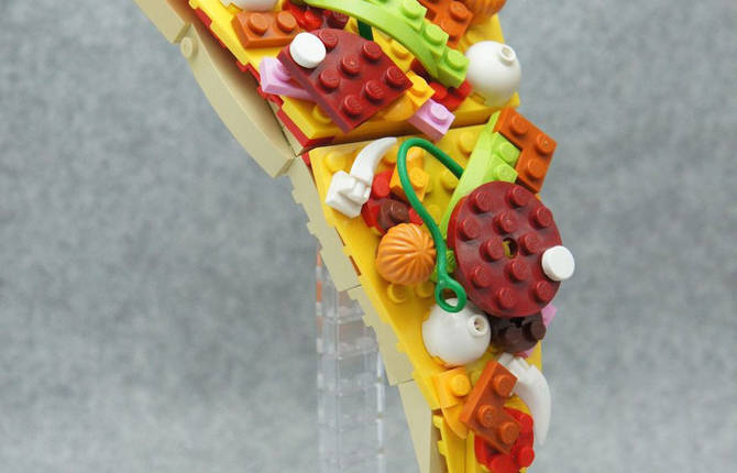 Appetizing Lego Food Art by Tary