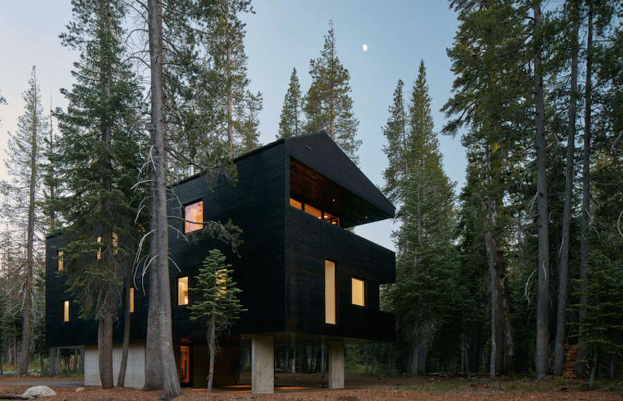 Architectural Alpine Chalet in California