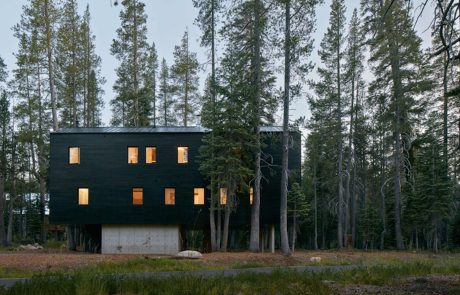 Architectural Alpine Chalet in California