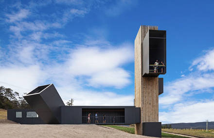 Architectural Lookout Tower for an Australian Vineyard