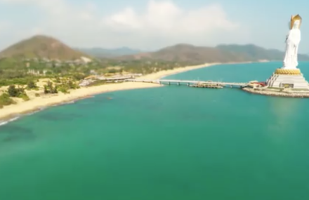 Timelapse of the Seaside Resort of Sanya in China