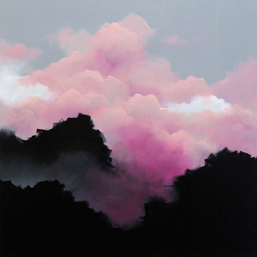 Dreamy Pink Clouds Paintings6