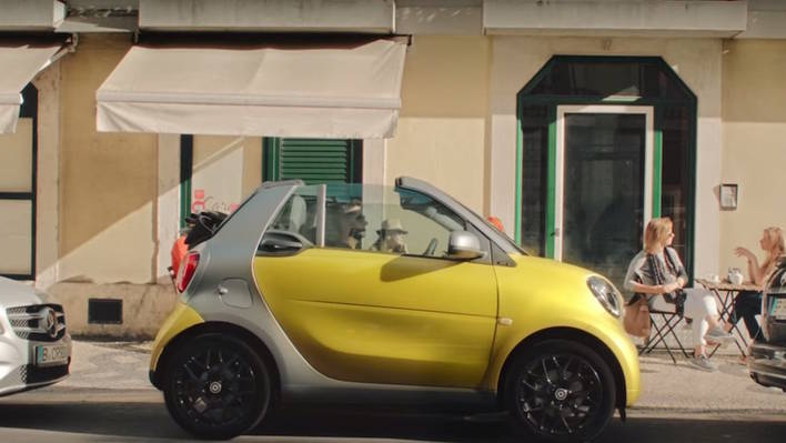 Dynamic and Urban Ad for the New Smart ForTwo Cabrio