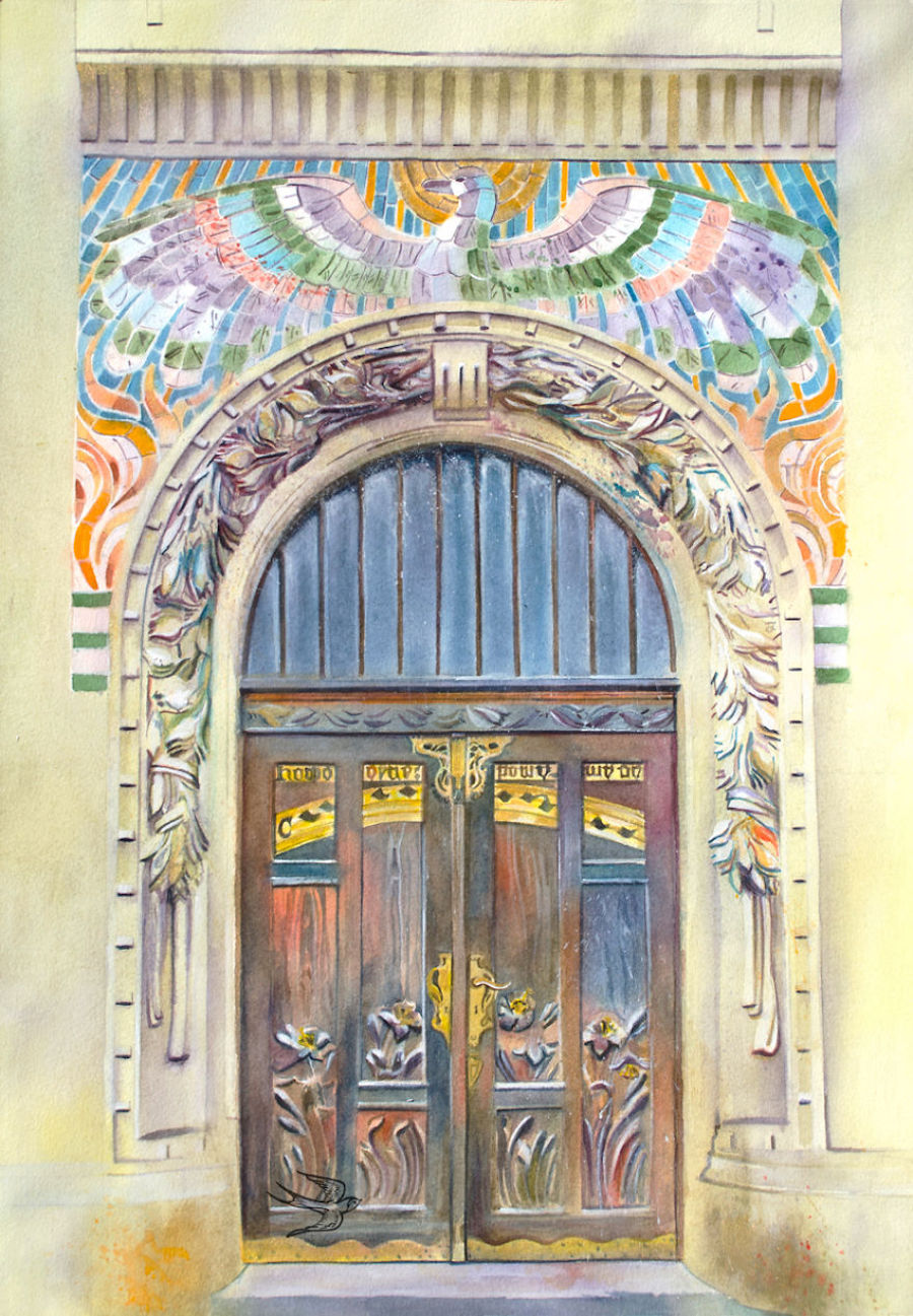 European Doors in Watercolor6