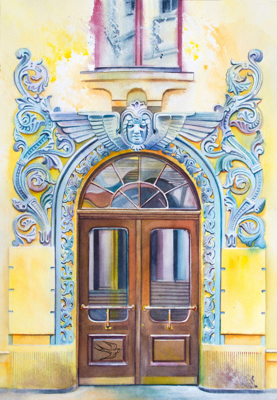European Doors in Watercolor7