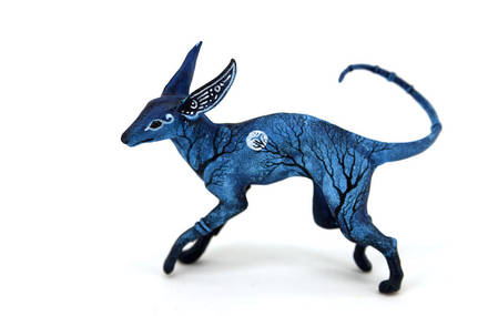 Fantasy Creatures Made of Clay and Acrylic