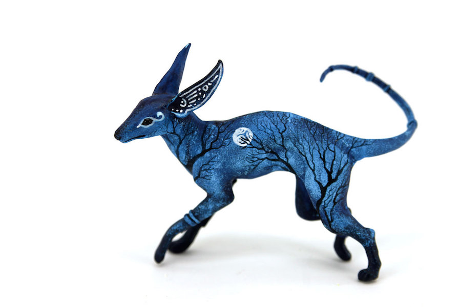 Fantasy Creatures Made of Clay and Acrylic2