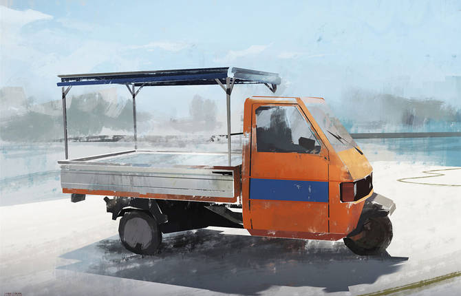 Futuristic Digital Paintings of an Apocalyptic World