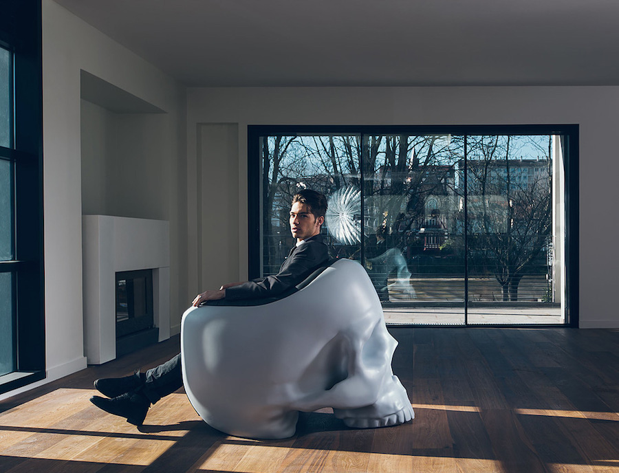 Giant Skull Armchair Designed by Gregory Besson2