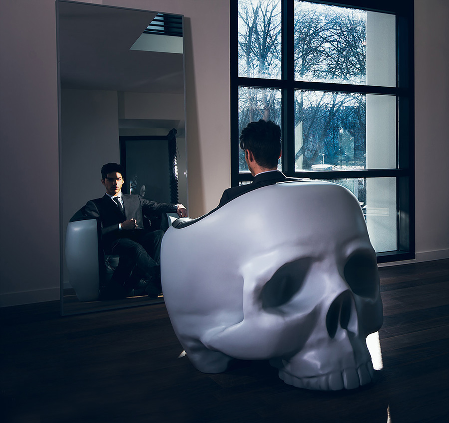 Giant Skull Armchair Designed by Gregory Besson4