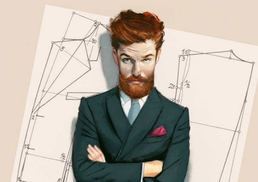 Illustrations of Gentlemen's Fashion by Fernando Vicente0