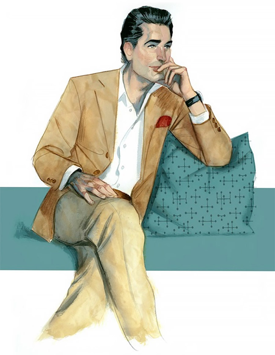 Illustrations of Gentlemen's Fashion by Fernando Vicente10