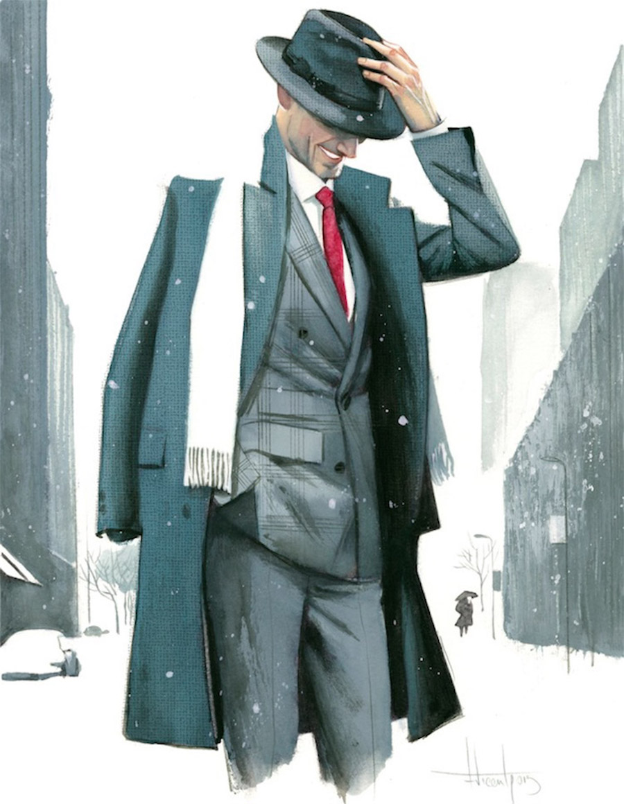 Illustrations of Gentlemen's Fashion by Fernando Vicente2