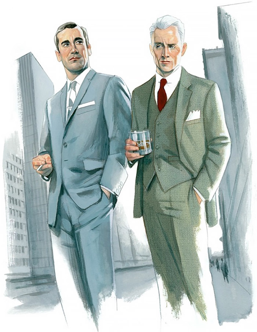 Illustrations of Gentlemen's Fashion by Fernando Vicente7