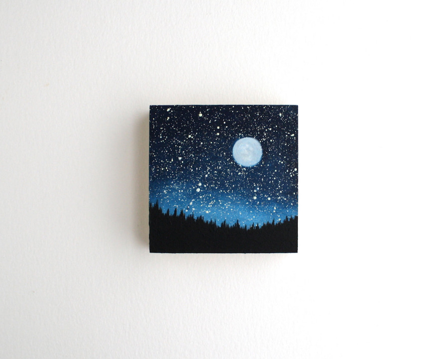 Impressive Miniature Paintings of Starry Nights6