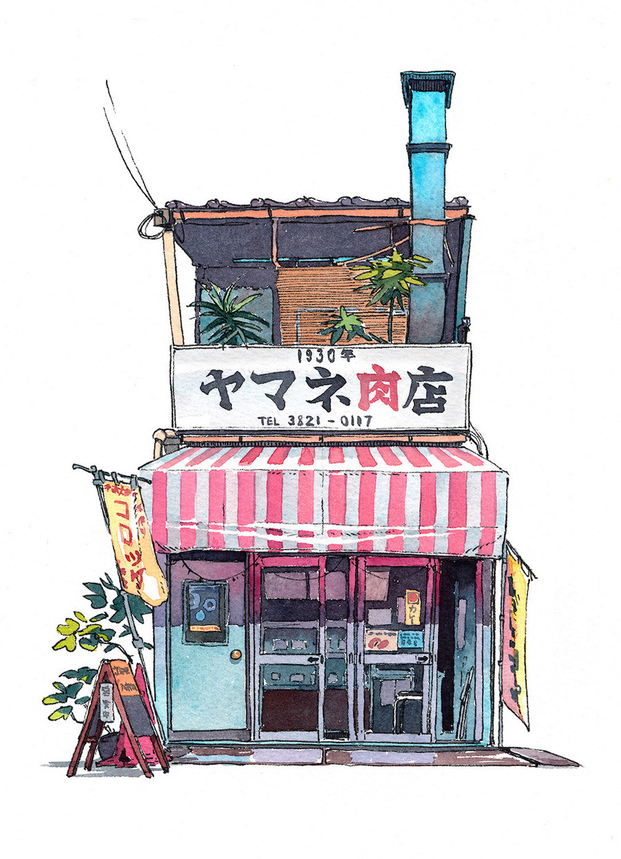 Magnificent Illustrations of Tokyo by Mateusz Urbanowicz4
