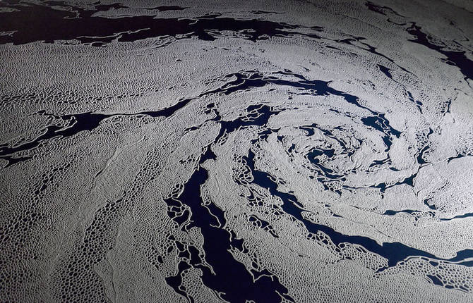 Meticulous Salt Labyrinth by Motoï Yamamoto