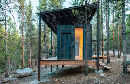 Micro Wooden Cabins in Colorado