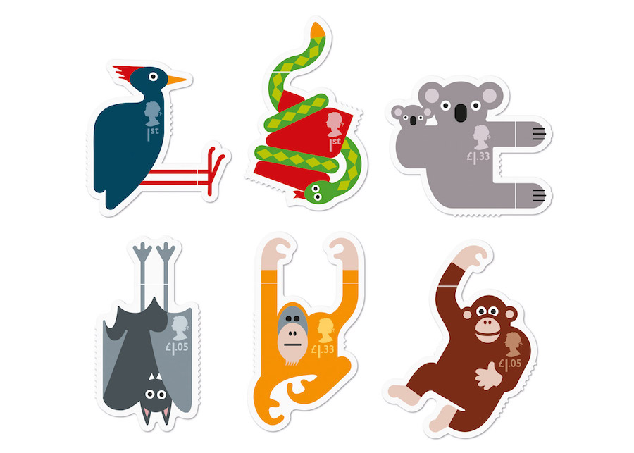 Nice Collection of Animal-Shaped Stamps7