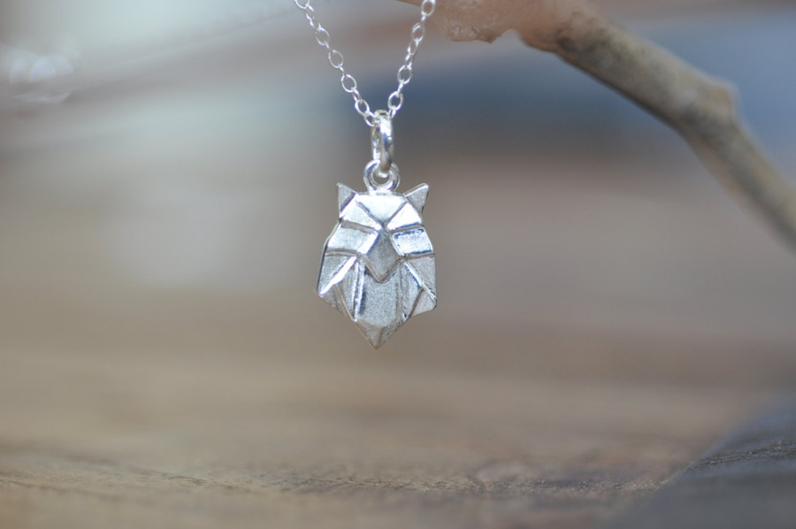 Origami Silver Necklaces by Jamber Jewels7
