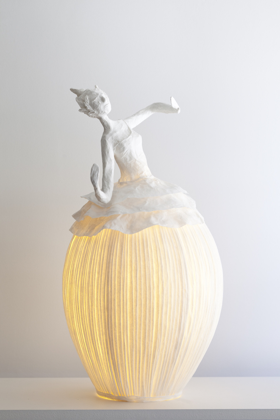 Papier-Mâché Lamp Sculptures2