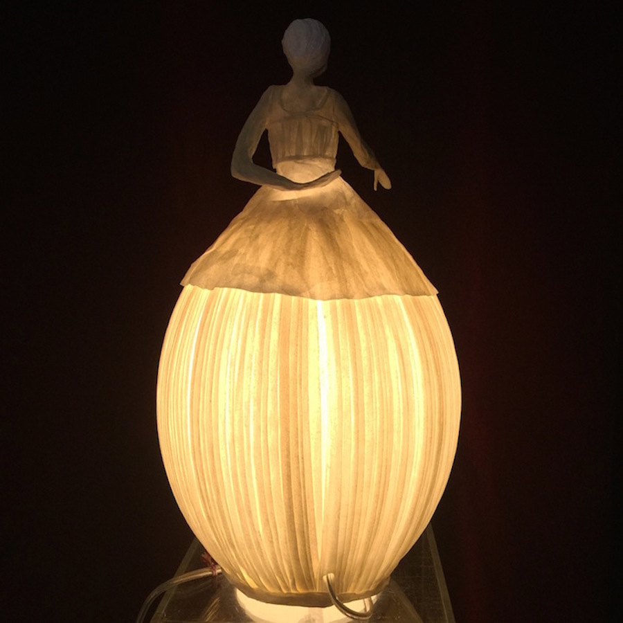 Papier-Mâché Lamp Sculptures7