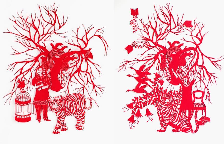 Poetic Paper Cuts Works by Bhavna Mehta