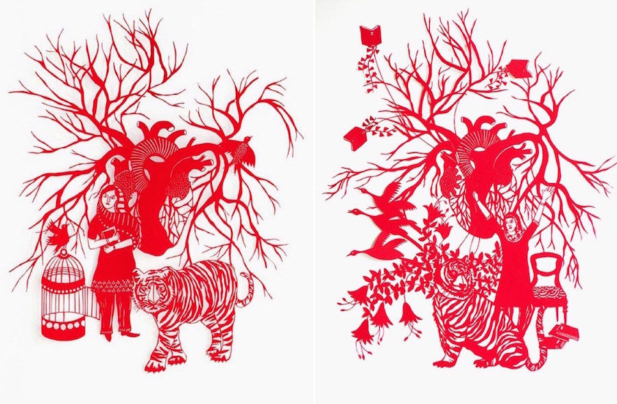 Poetic Paper Cuts Works by Bhavna Mehta0