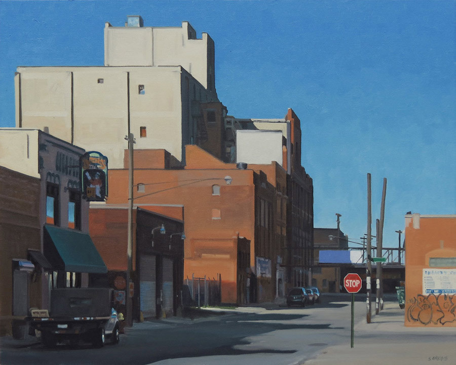 Realistic Paintings of Detroit by Stephen Magsig5