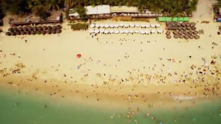 Timelapse of the Seaside Resort of Sanya in China