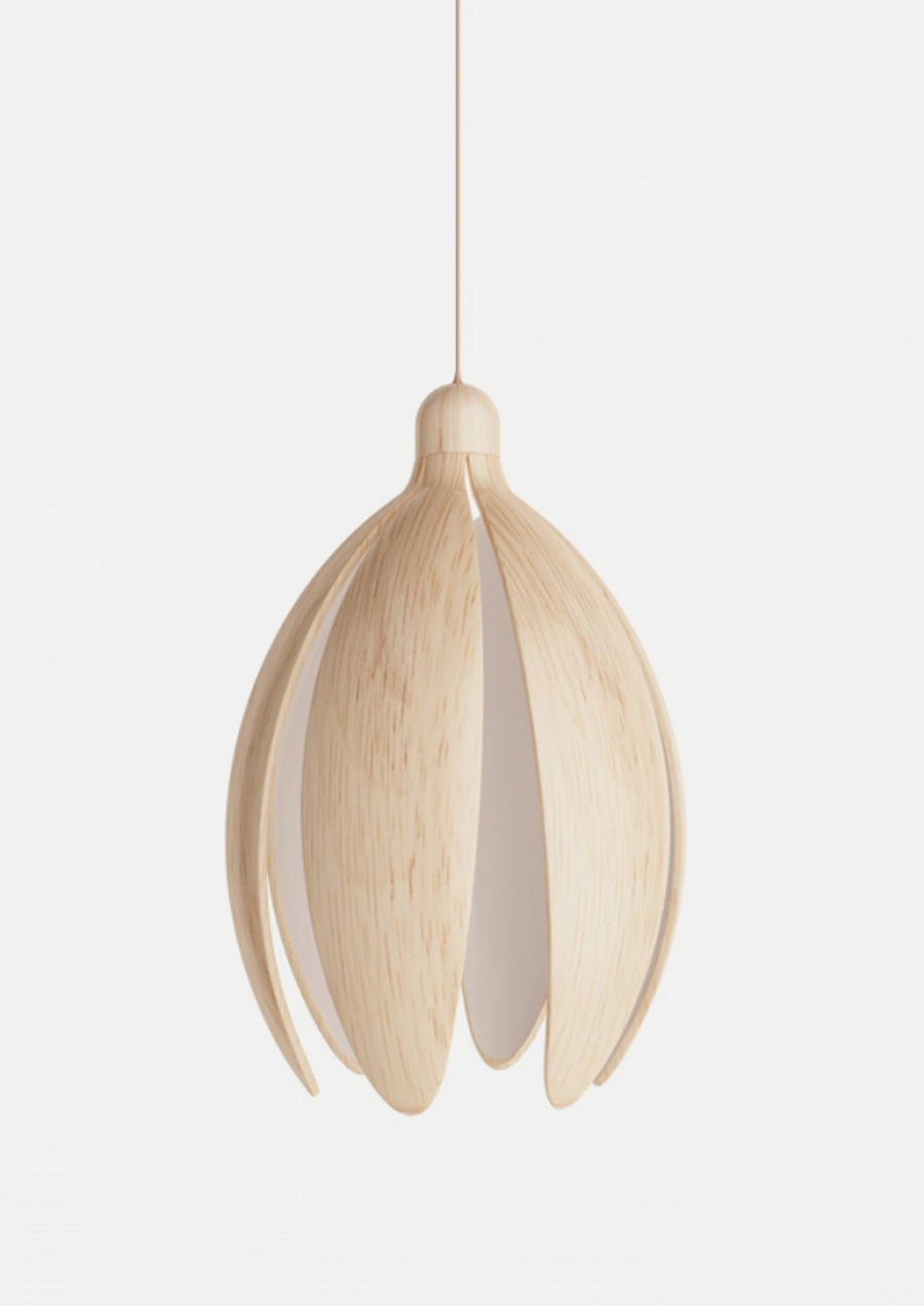Smart Wooden Flower-Shaped Lamp3