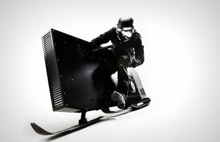 SnoPed Sleek Snowmobile