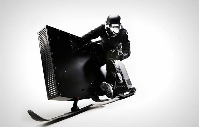 SnoPed Sleek Snowmobile