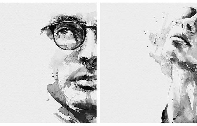 Spontaneous and Realistic Black and White Pencil Portraits