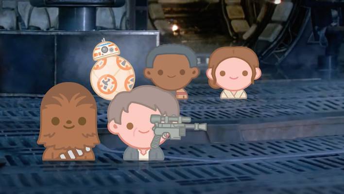 Star Wars: The Force Awakens Recreated with Emoji