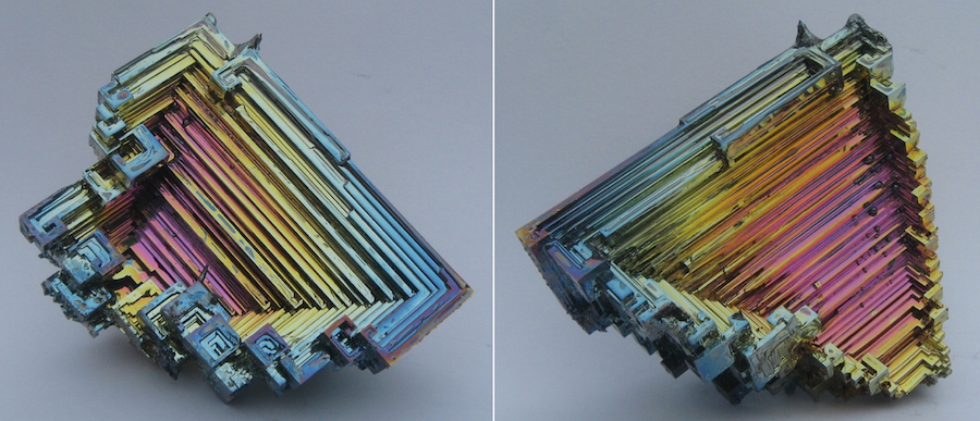 Surrealist Multicolored Bismuth Crystals0