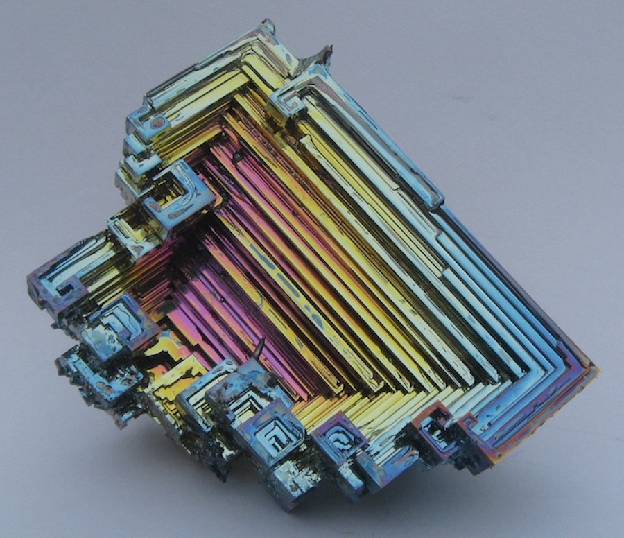 Surrealist Multicolored Bismuth Crystals10