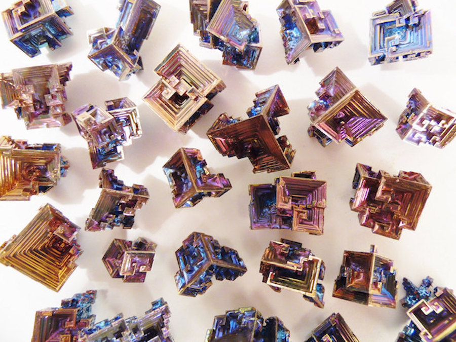Surrealist Multicolored Bismuth Crystals7
