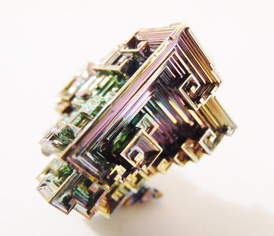 Surrealist Multicolored Bismuth Crystals9