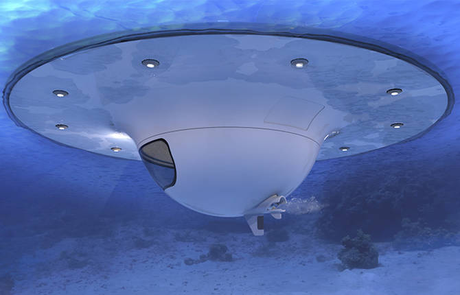 UFO Boat Concept