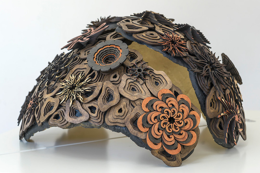 Wooden Spiraling Coral Reefs8