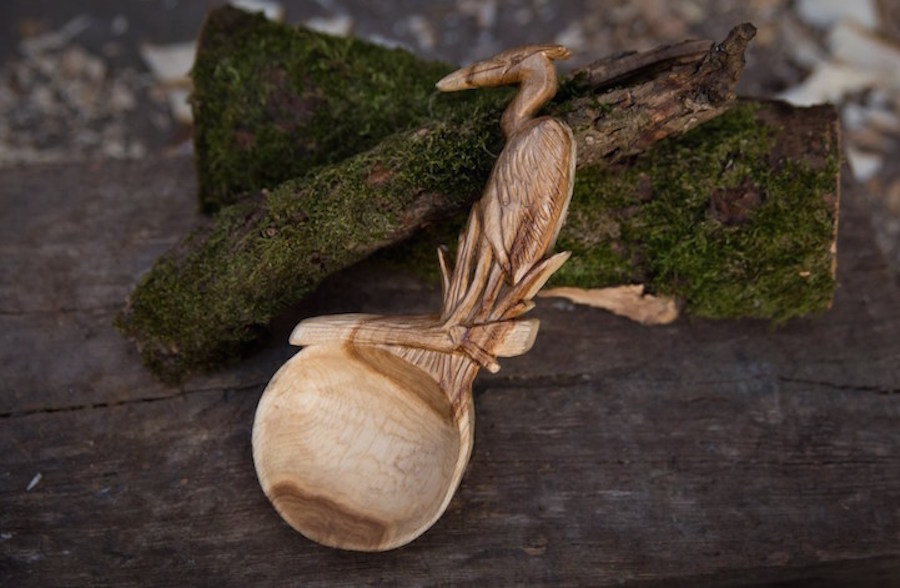 Wooden Spoons Carved in Form of Animals13
