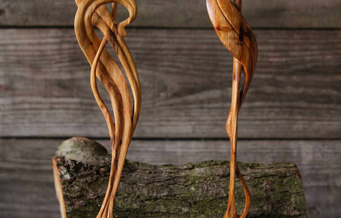 Wooden Spoons Carved in Form of Animals