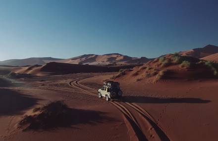 Beautiful Road Trip in Namib Desert