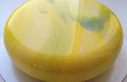 Perfect Shiny Glazed Marble Cake