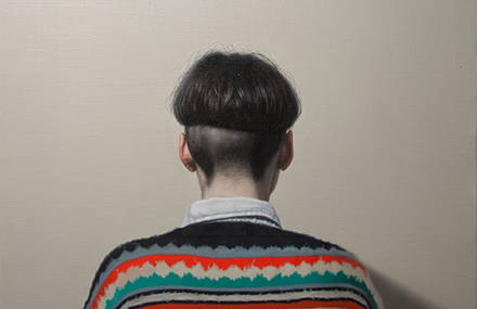 Oil Paintings Back Portraits by Daniel Coves