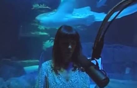 Emily Loizeau 360° Live Performance in Paris Aquarium