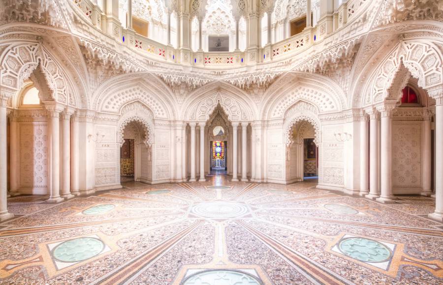 Inside a Splendid Empty Castle in Italy