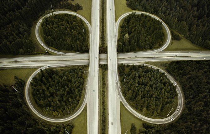 Poetic Pictures of Empty Roads