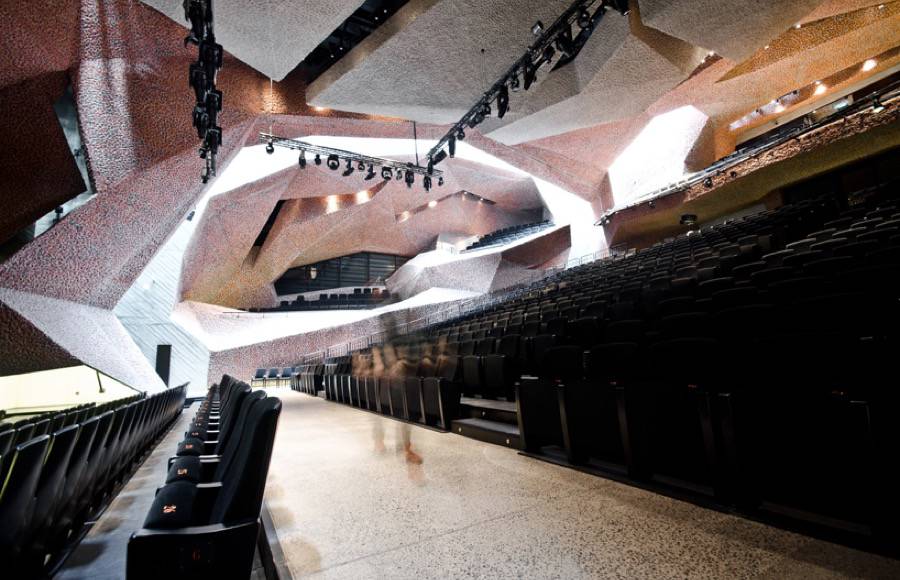 Stunning Geometrical Auditorium Built in Poland